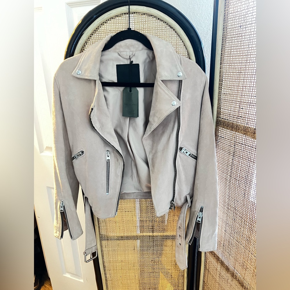 All Saints Suede Jacket